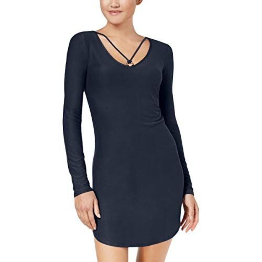 Planet Gold Juniors Strap Detailed Soft Bodycon Dress